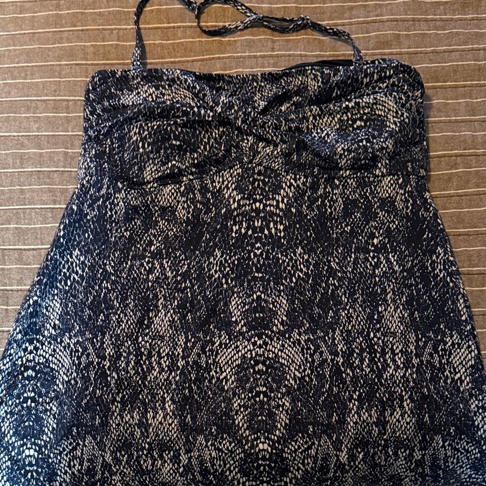 Garnet Hill Blue and White Dress